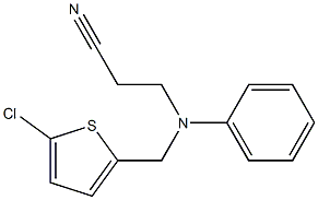 3-{[(5-chlorothiophen-2-yl)methyl](phenyl)amino}propanenitrile