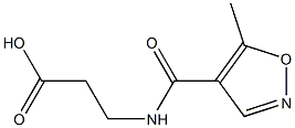 3-{[(5-methylisoxazol-4-yl)carbonyl]amino}propanoic acid,,结构式