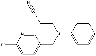 3-{[(6-chloropyridin-3-yl)methyl](phenyl)amino}propanenitrile