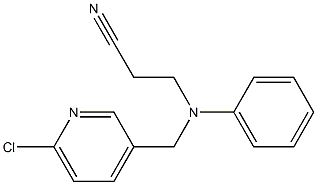  3-{[(6-chloropyridin-3-yl)methyl](phenyl)amino}propanenitrile