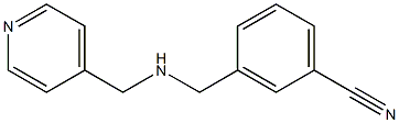  3-{[(pyridin-4-ylmethyl)amino]methyl}benzonitrile