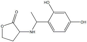  3-{[1-(2,4-dihydroxyphenyl)ethyl]amino}oxolan-2-one