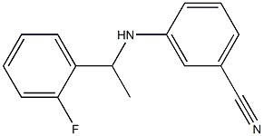 3-{[1-(2-fluorophenyl)ethyl]amino}benzonitrile