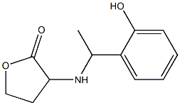 3-{[1-(2-hydroxyphenyl)ethyl]amino}oxolan-2-one Structure