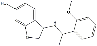 3-{[1-(2-methoxyphenyl)ethyl]amino}-2,3-dihydro-1-benzofuran-6-ol