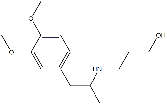3-{[1-(3,4-dimethoxyphenyl)propan-2-yl]amino}propan-1-ol|