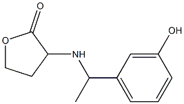 3-{[1-(3-hydroxyphenyl)ethyl]amino}oxolan-2-one Structure