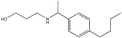 3-{[1-(4-butylphenyl)ethyl]amino}propan-1-ol