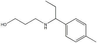 3-{[1-(4-methylphenyl)propyl]amino}propan-1-ol