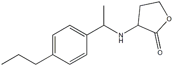  3-{[1-(4-propylphenyl)ethyl]amino}oxolan-2-one