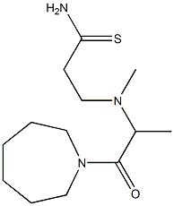 3-{[1-(azepan-1-yl)-1-oxopropan-2-yl](methyl)amino}propanethioamide