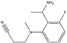 3-{[2-(1-aminoethyl)-3-fluorophenyl](methyl)amino}propanenitrile