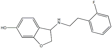 3-{[2-(2-fluorophenyl)ethyl]amino}-2,3-dihydro-1-benzofuran-6-ol