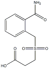 3-{[2-(aminocarbonyl)benzyl]sulfonyl}propanoic acid