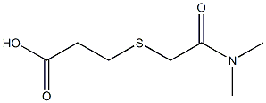 3-{[2-(dimethylamino)-2-oxoethyl]thio}propanoic acid