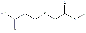 3-{[2-(dimethylamino)-2-oxoethyl]thio}propanoic acid|