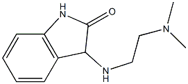 3-{[2-(dimethylamino)ethyl]amino}-1,3-dihydro-2H-indol-2-one 结构式