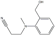 3-{[2-(hydroxymethyl)phenyl](methyl)amino}propanenitrile Structure