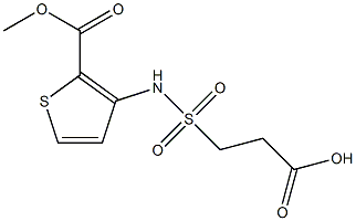  3-{[2-(methoxycarbonyl)thiophen-3-yl]sulfamoyl}propanoic acid