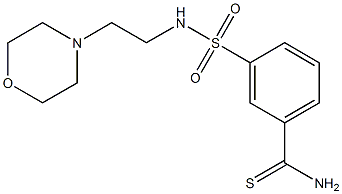 3-{[2-(morpholin-4-yl)ethyl]sulfamoyl}benzene-1-carbothioamide