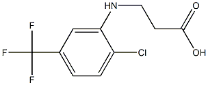 3-{[2-chloro-5-(trifluoromethyl)phenyl]amino}propanoic acid