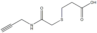 3-{[2-oxo-2-(prop-2-ynylamino)ethyl]thio}propanoic acid