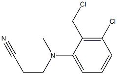  3-{[3-chloro-2-(chloromethyl)phenyl](methyl)amino}propanenitrile