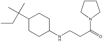 3-{[4-(2-methylbutan-2-yl)cyclohexyl]amino}-1-(pyrrolidin-1-yl)propan-1-one