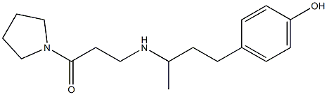  3-{[4-(4-hydroxyphenyl)butan-2-yl]amino}-1-(pyrrolidin-1-yl)propan-1-one