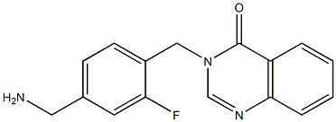 3-{[4-(aminomethyl)-2-fluorophenyl]methyl}-3,4-dihydroquinazolin-4-one