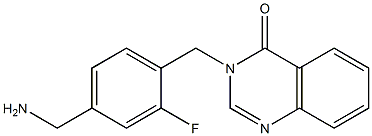  3-{[4-(aminomethyl)-2-fluorophenyl]methyl}-3,4-dihydroquinazolin-4-one