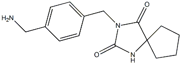  3-{[4-(aminomethyl)phenyl]methyl}-1,3-diazaspiro[4.4]nonane-2,4-dione