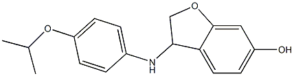3-{[4-(propan-2-yloxy)phenyl]amino}-2,3-dihydro-1-benzofuran-6-ol