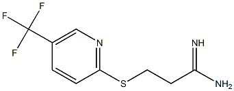 3-{[5-(trifluoromethyl)pyridin-2-yl]sulfanyl}propanimidamide