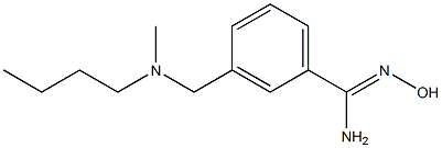 3-{[butyl(methyl)amino]methyl}-N'-hydroxybenzenecarboximidamide