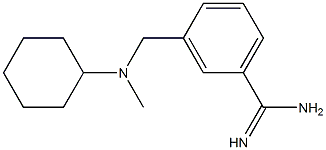 3-{[cyclohexyl(methyl)amino]methyl}benzenecarboximidamide