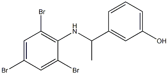 3-{1-[(2,4,6-tribromophenyl)amino]ethyl}phenol