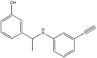 3-{1-[(3-ethynylphenyl)amino]ethyl}phenol