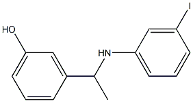 3-{1-[(3-iodophenyl)amino]ethyl}phenol