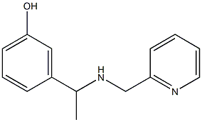 3-{1-[(pyridin-2-ylmethyl)amino]ethyl}phenol|