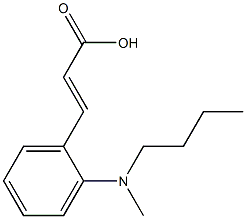 3-{2-[butyl(methyl)amino]phenyl}prop-2-enoic acid|