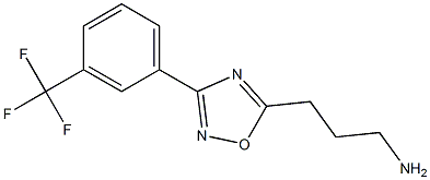 3-{3-[3-(trifluoromethyl)phenyl]-1,2,4-oxadiazol-5-yl}propan-1-amine
