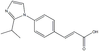 3-{4-[2-(propan-2-yl)-1H-imidazol-1-yl]phenyl}prop-2-enoic acid