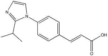  3-{4-[2-(propan-2-yl)-1H-imidazol-1-yl]phenyl}prop-2-enoic acid