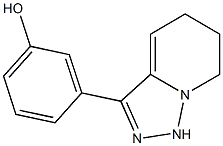 3-{5H,6H,7H,8H-[1,2,4]triazolo[3,4-a]pyridin-3-yl}phenol Struktur