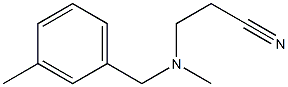 3-{methyl[(3-methylphenyl)methyl]amino}propanenitrile|