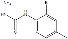 3-amino-1-(2-bromo-4-methylphenyl)thiourea Structure