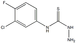 3-amino-1-(3-chloro-4-fluorophenyl)thiourea Structure