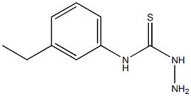 3-amino-1-(3-ethylphenyl)thiourea Struktur