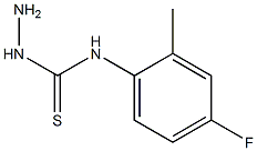 3-amino-1-(4-fluoro-2-methylphenyl)thiourea 结构式